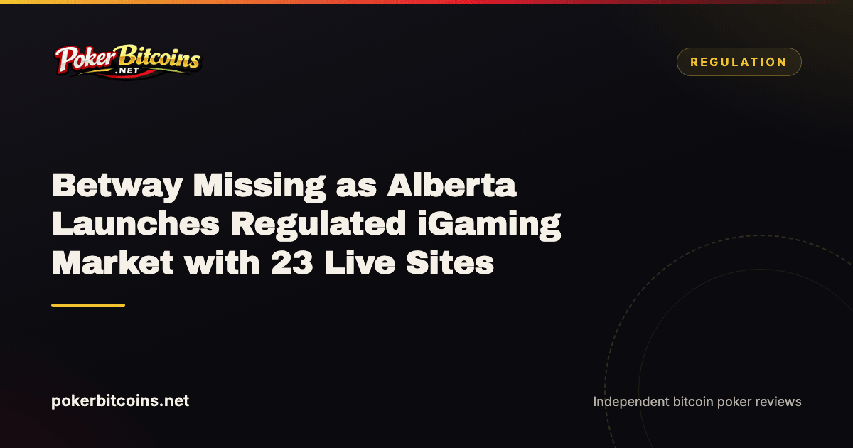 Betway Missing as Alberta Launches Regulated iGaming Market with 23 Live Sites