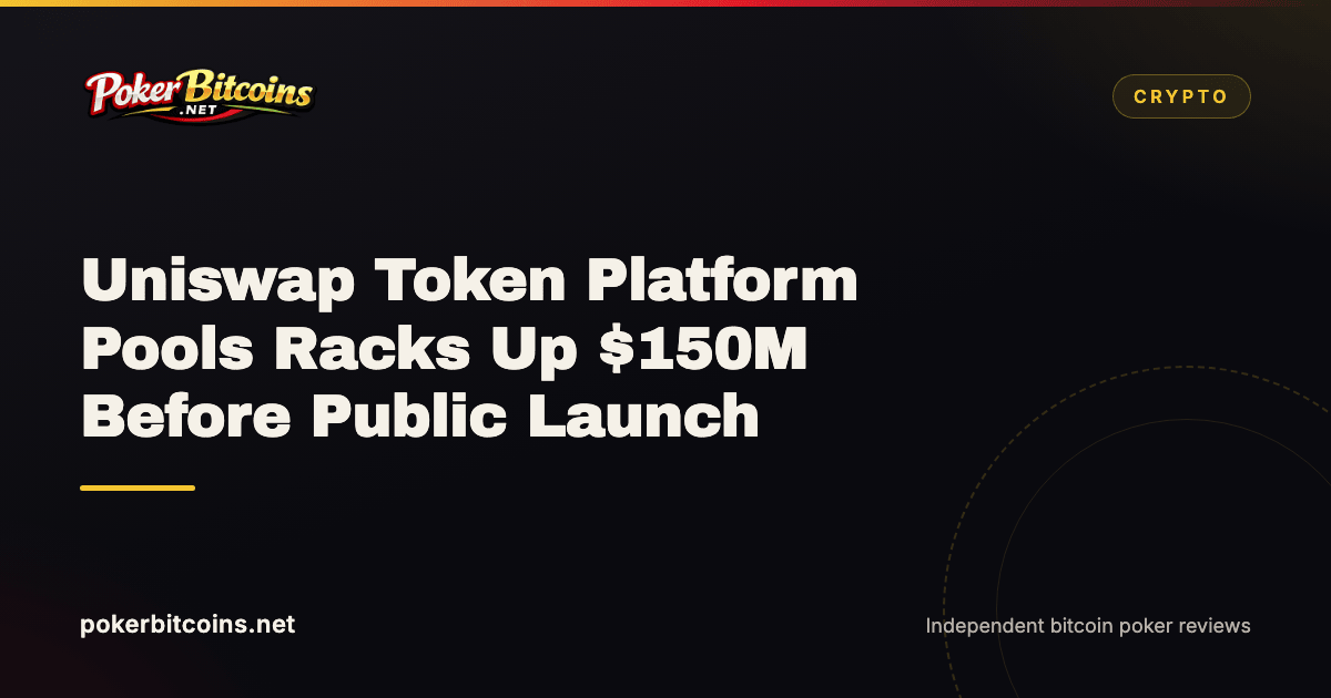 Uniswap Token Platform Pools Racks Up $150M Before Public Launch