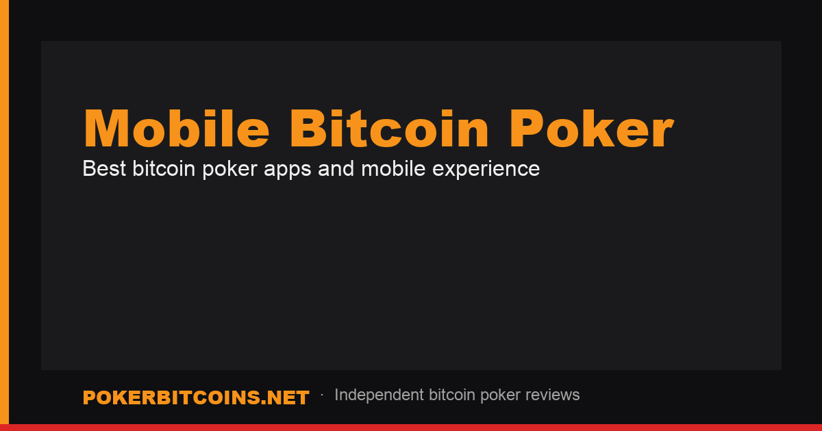 Mobile Poker topic cover