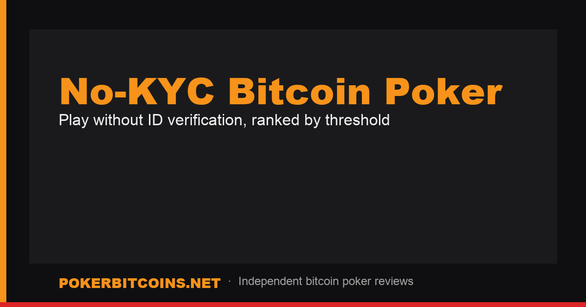 No Kyc Poker topic cover